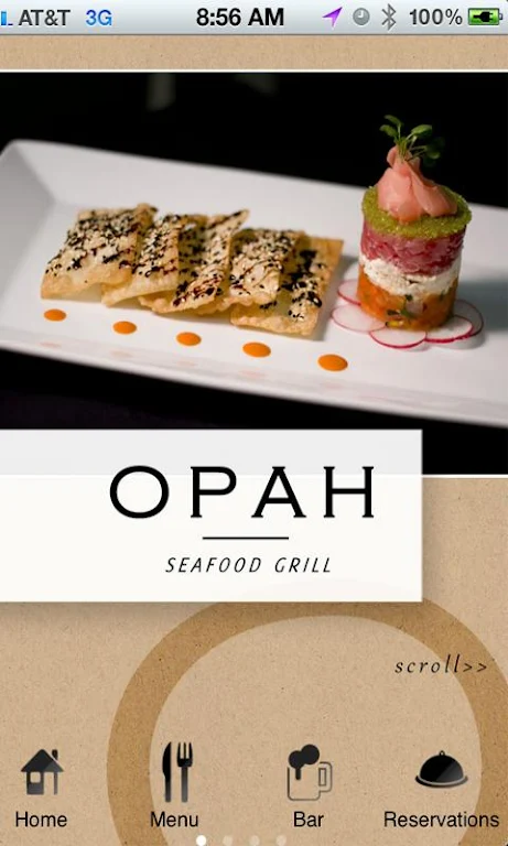 Schermata Opah Seafood Grill 0