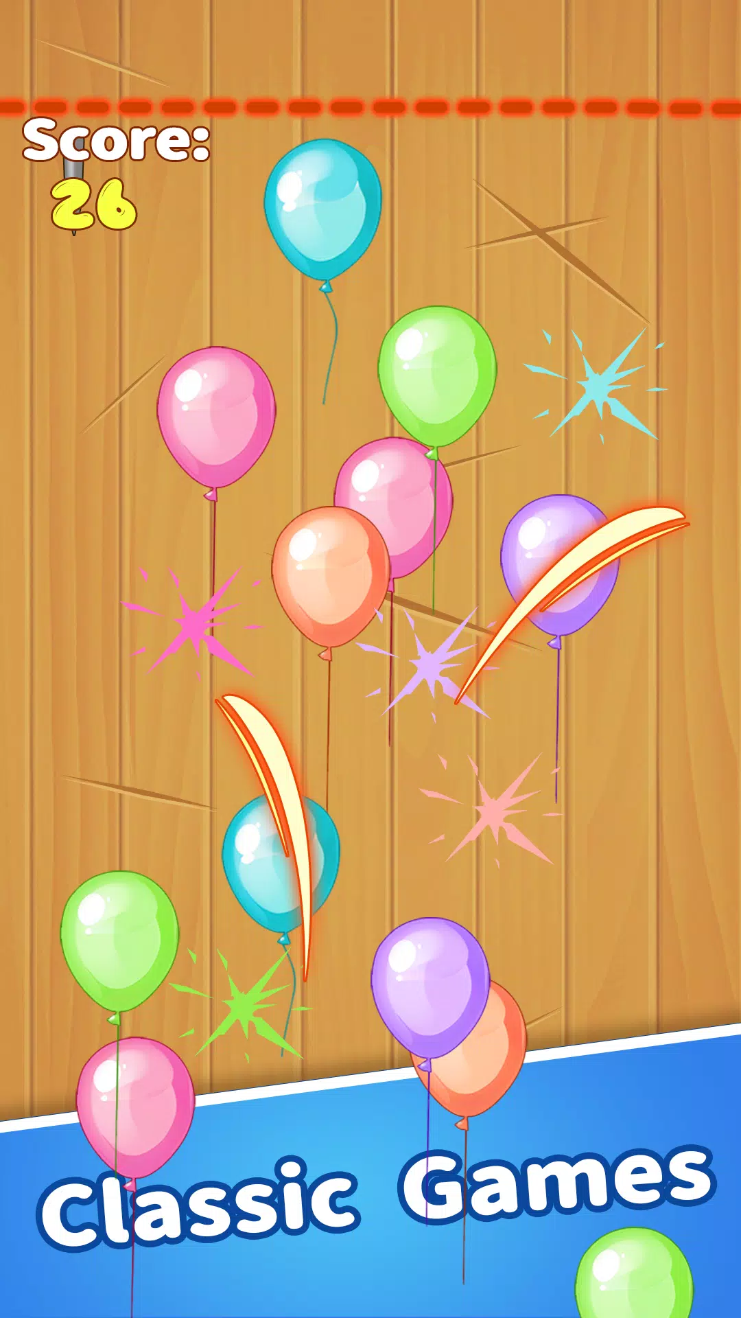 Crazy Breaking Balloons Schermafbeelding 0