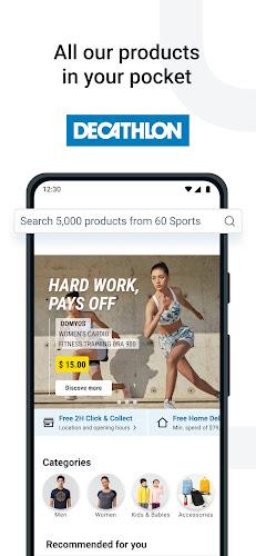 Schermata Decathlon Shopping App 0