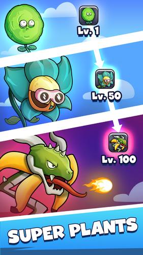 Merge Plants – Monster Defense 스크린샷 1