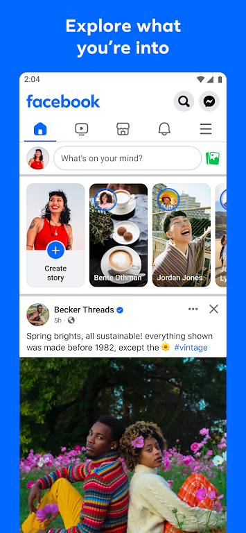 Facebook older version 螢幕截圖 2