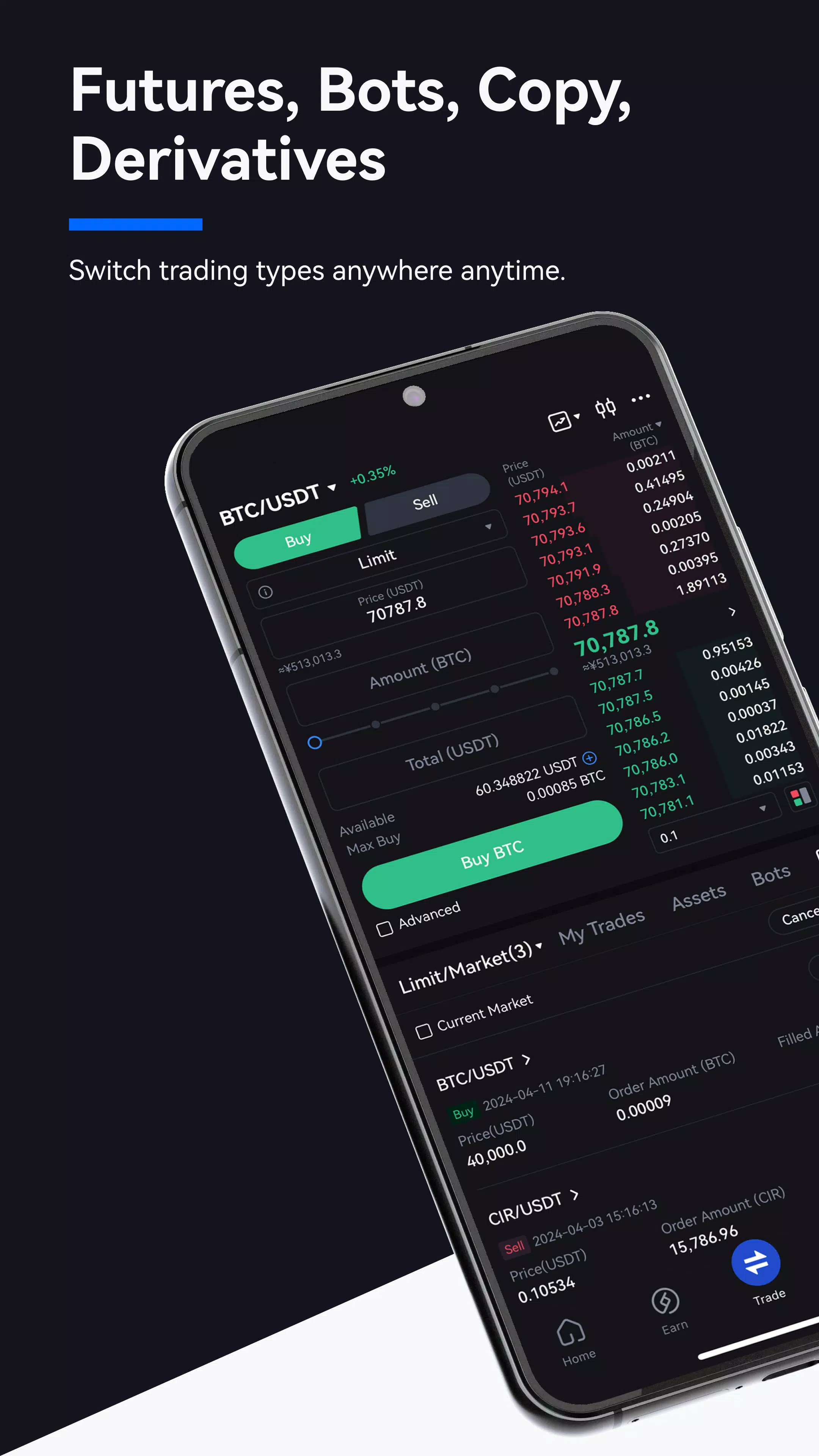 Gate.io - ビットコイン&暗号資産を購入 スクリーンショット 1