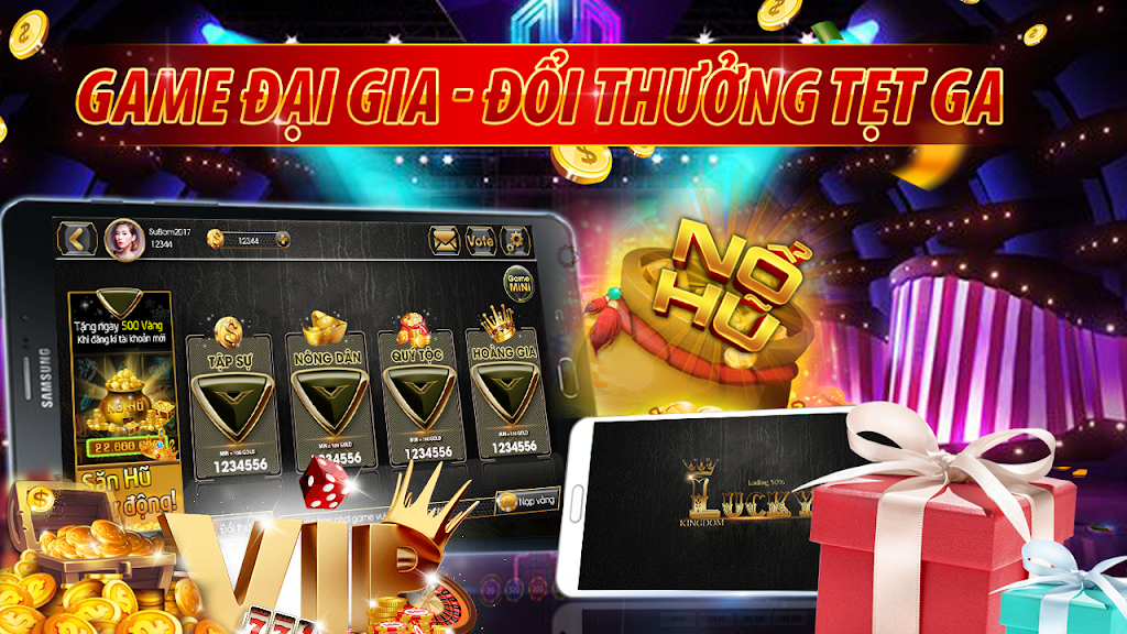 Slot - Vuong quoc lucky, Game Danh Bai Doi Thuong スクリーンショット 2