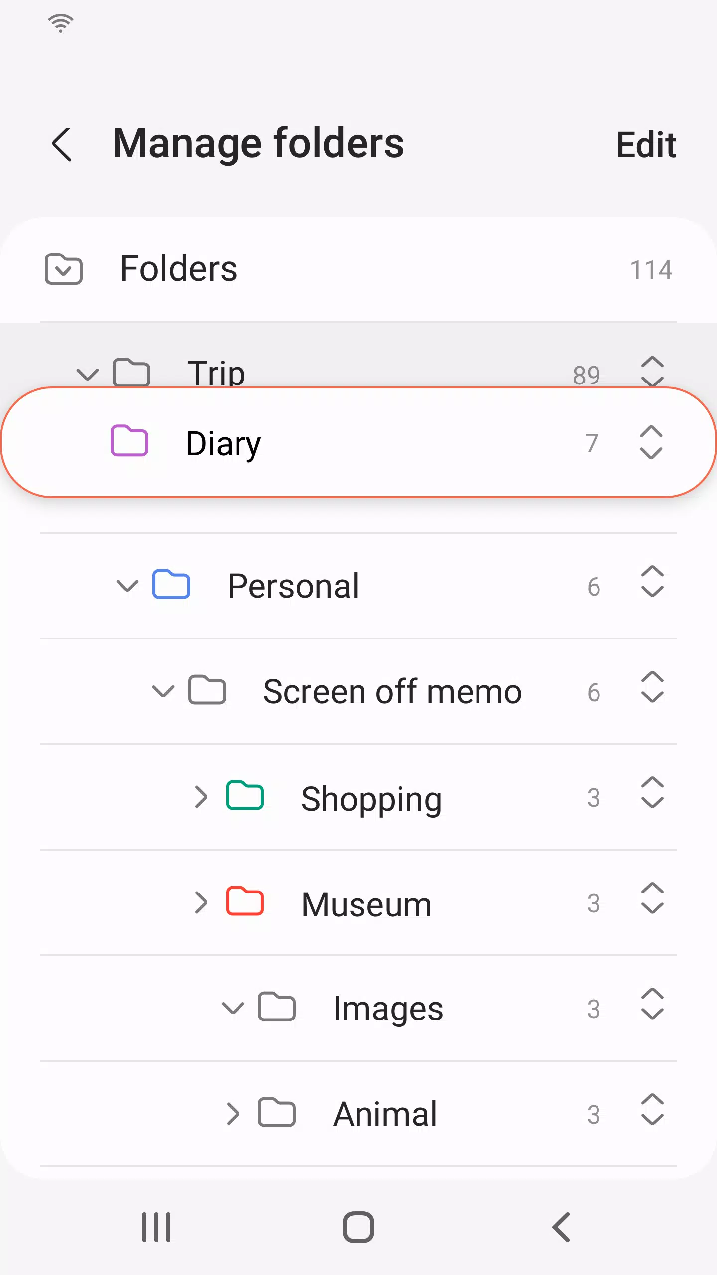 Samsung Notes 螢幕截圖 1