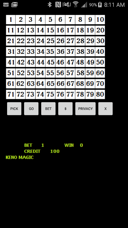 Keno Magic Screenshot 0