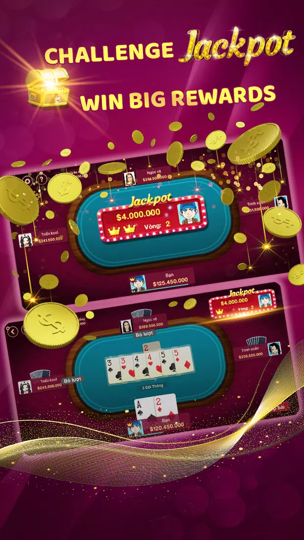 Tiến Lên All Rules Offline 螢幕截圖 2