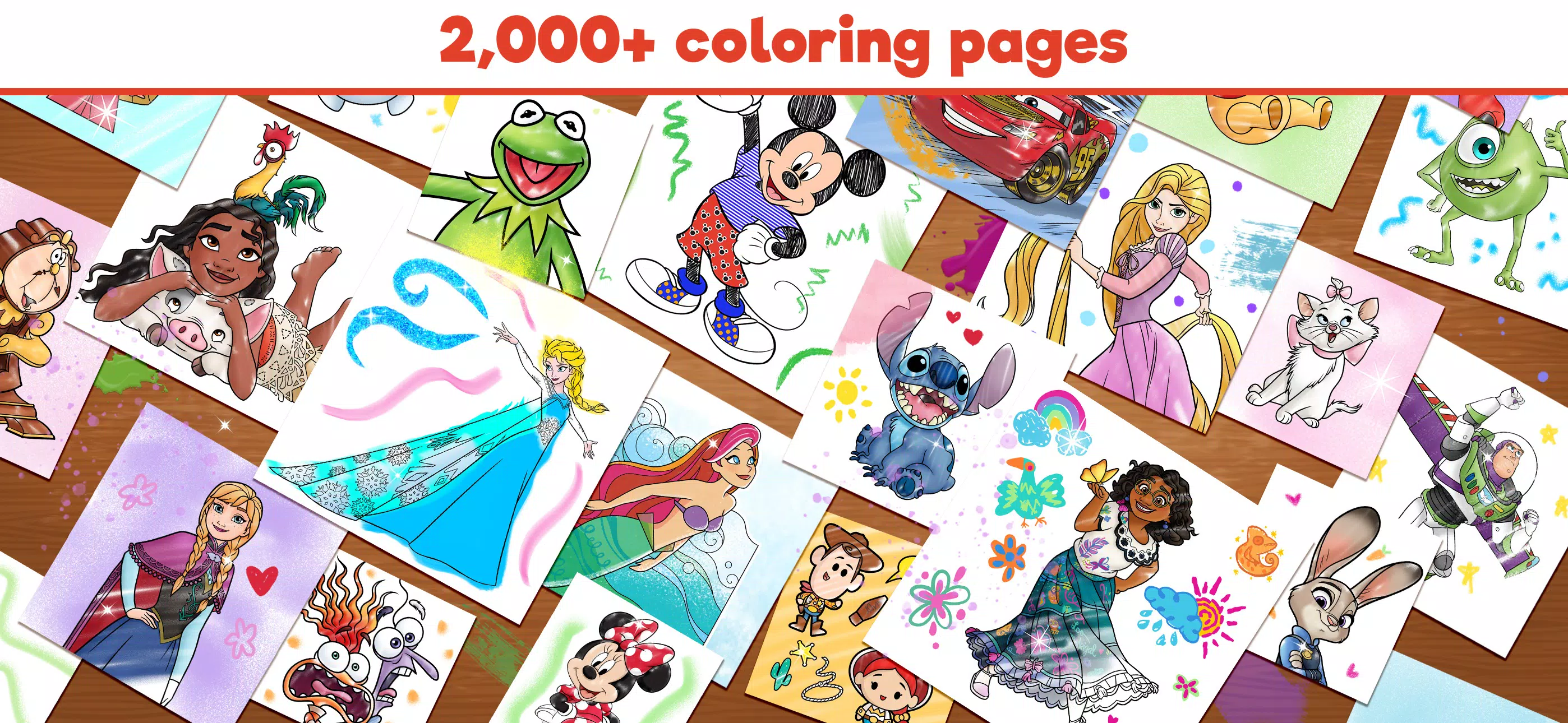 Disney Coloring World Screenshot 1