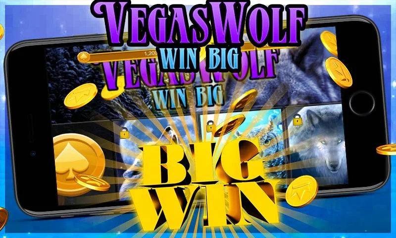 Vegas Wolf - Win Big Lucky Winter Slots Capture d'écran 1