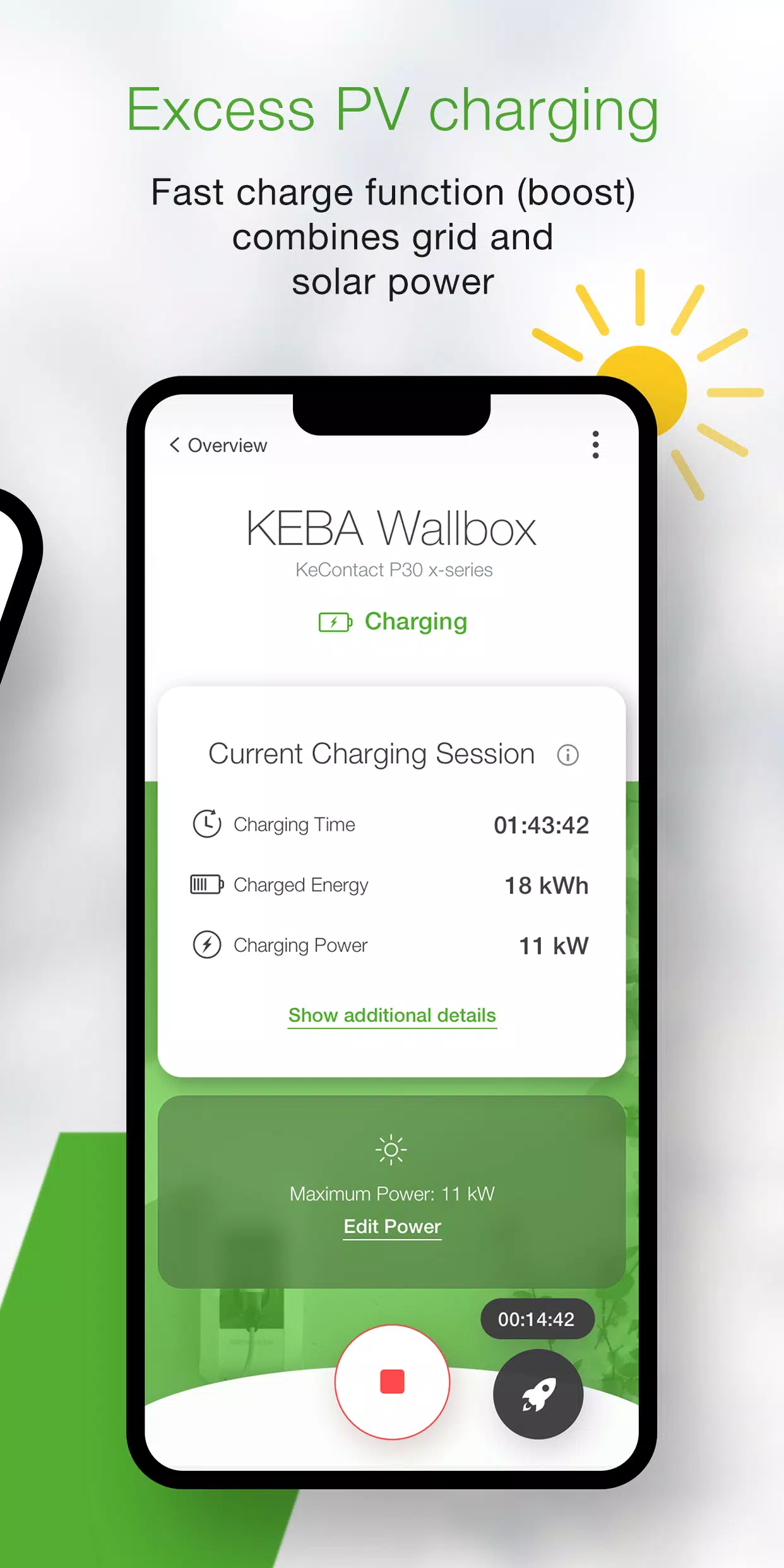 KEBA eMobility App 螢幕截圖 3