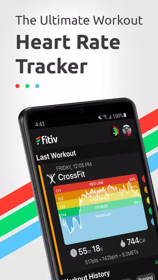 FITIV Pulse Heart Rate Monitor 螢幕截圖 0