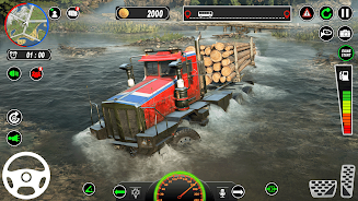 Offroad Mud Truck Simulator 3D Ekran Görüntüsü 1