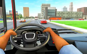 Bus Driving Sim- 3D Bus Games 스크린샷 1