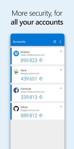 Microsoft Authenticator 螢幕截圖 1