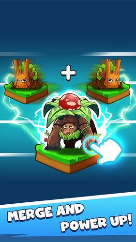 Merge Plants – Monster Defense 스크린샷 2