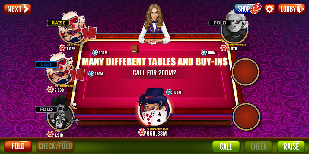 Poker Panda: World Poker Tour 螢幕截圖 1
