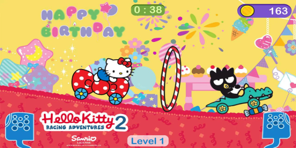 Hello Kitty games - car game 스크린샷 2