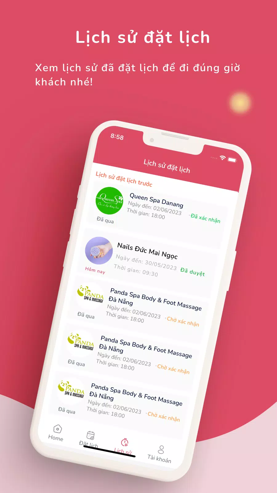 HiYou - Đặt lịch làm đẹp Screenshot 3