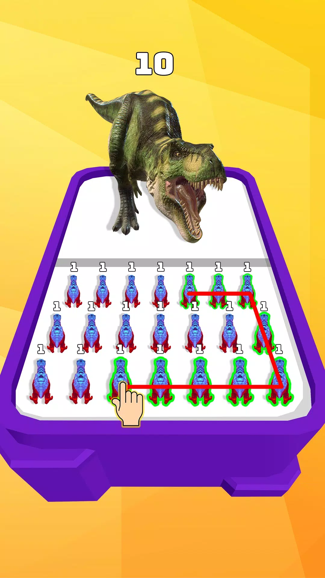 Merge Dinosaurs ภาพหน้าจอ 1