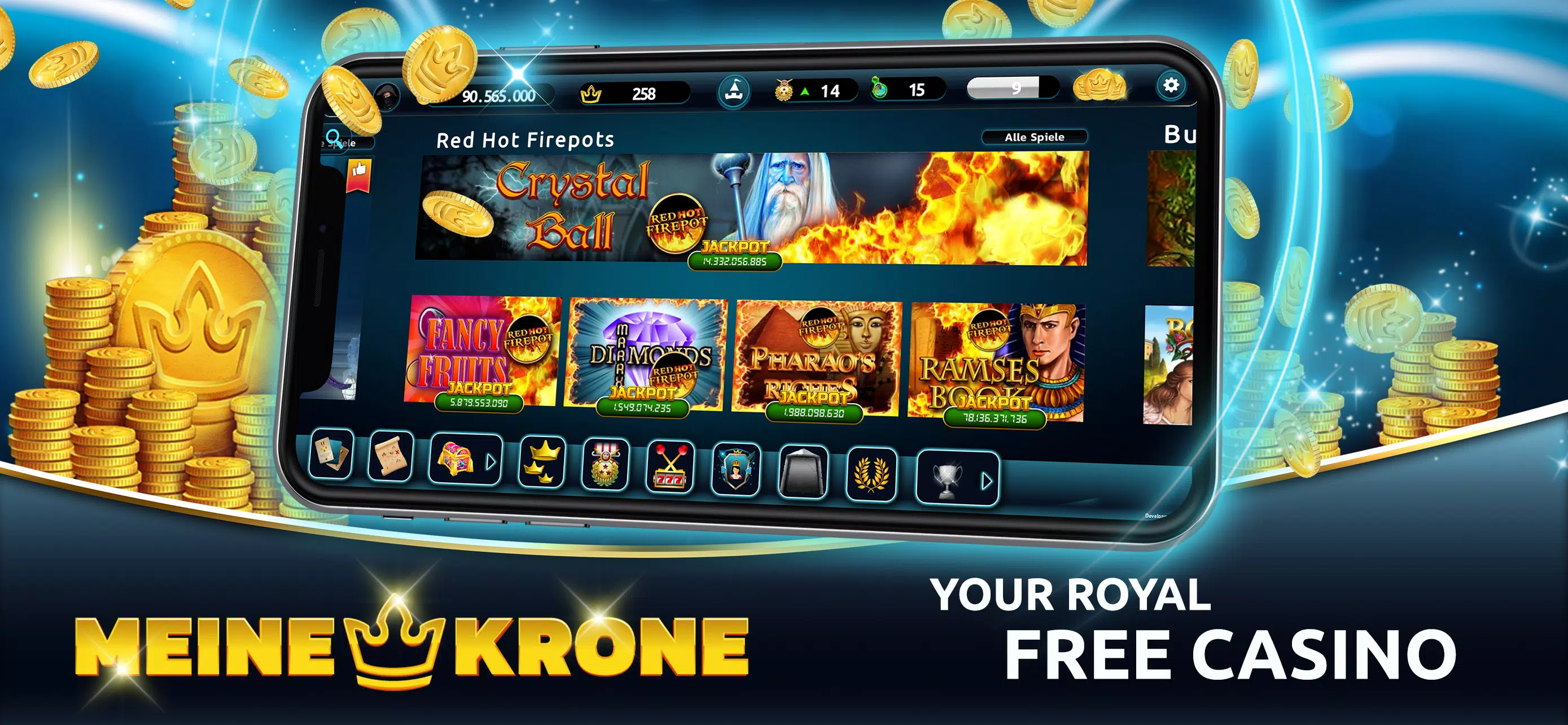 MEINE KRONE - Social Casino স্ক্রিনশট 0