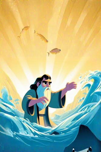 Moses crossing the red sea Captura de tela 0
