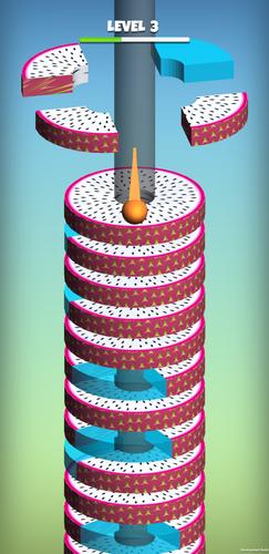 Stack Ball Fruit Crush 螢幕截圖 2