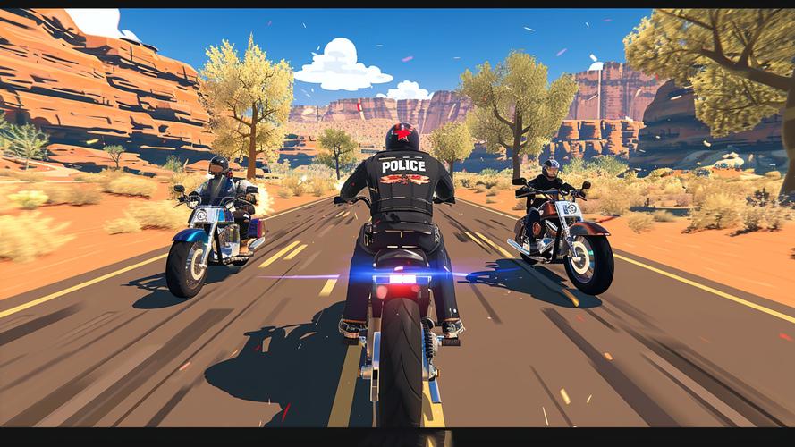 Police Bike Pursuit Highway Screenshot 2