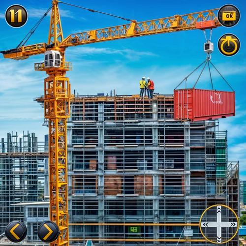 Tower Crane Operator Simulator Tangkapan skrin 1