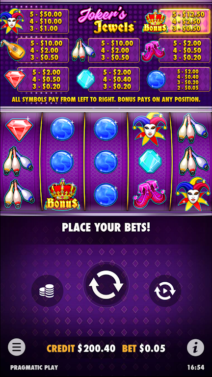 Joker’s Jewels Slot Casino Win Tangkapan skrin 3
