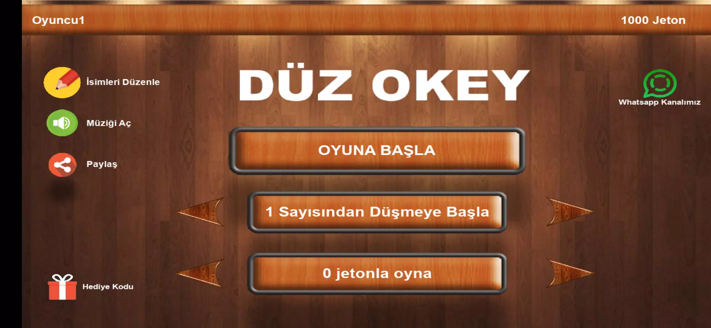 İnternetsiz Okey Screenshot 0