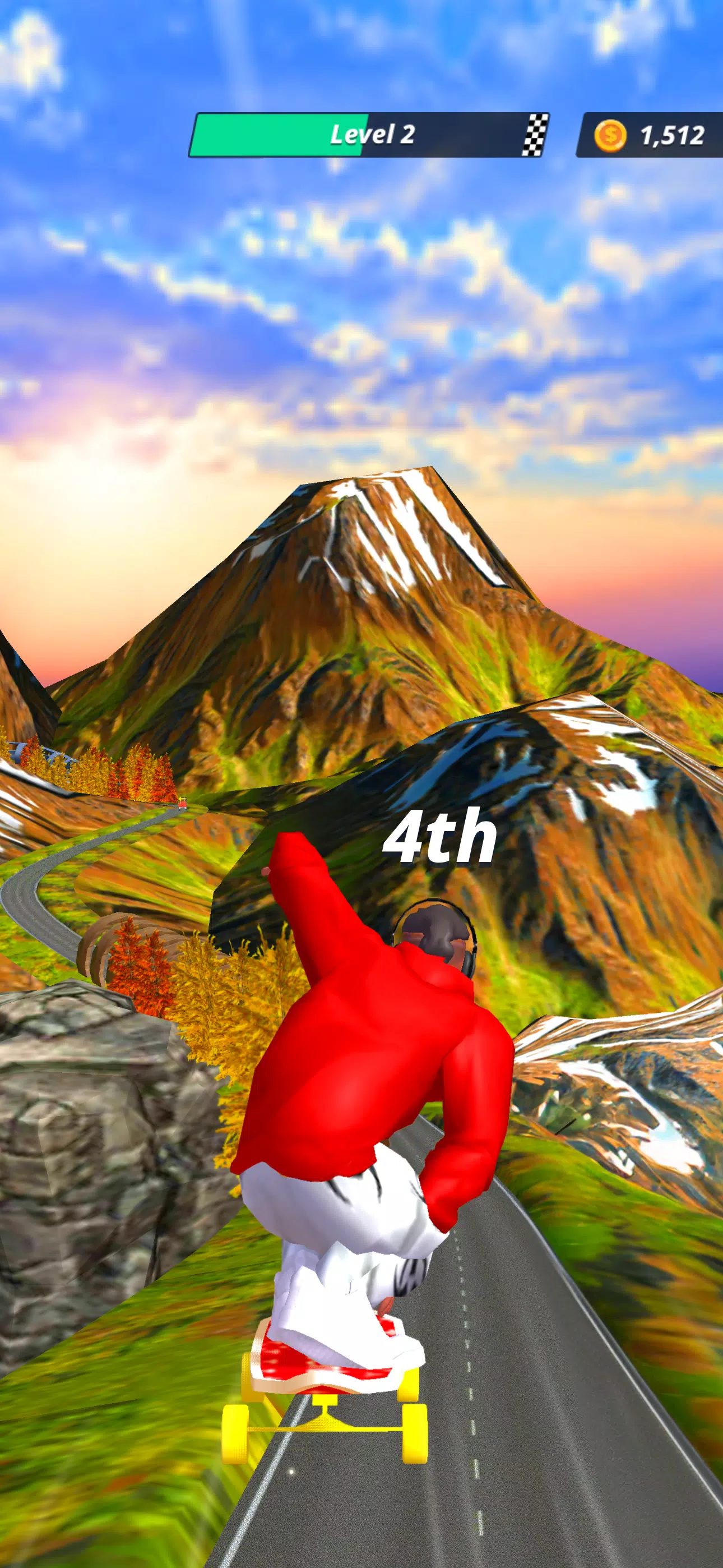 Downhill Racer Captura de tela 3