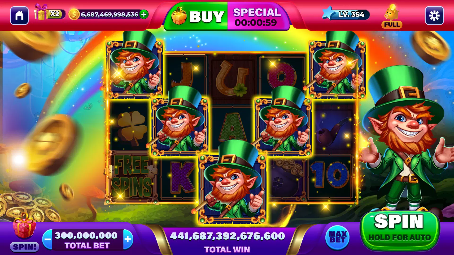 Clover Slots Epic Casino Games स्क्रीनशॉट 0