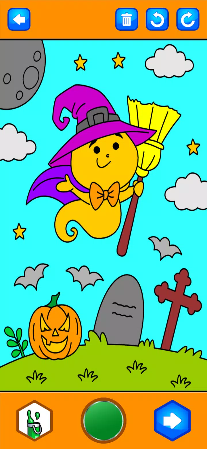 Halloween Coloring Game应用截图第2张