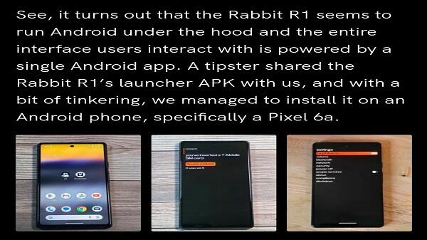 Rabbit R1 apk del iniciador