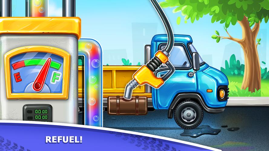 Kids truck games Build a house Скриншот 2