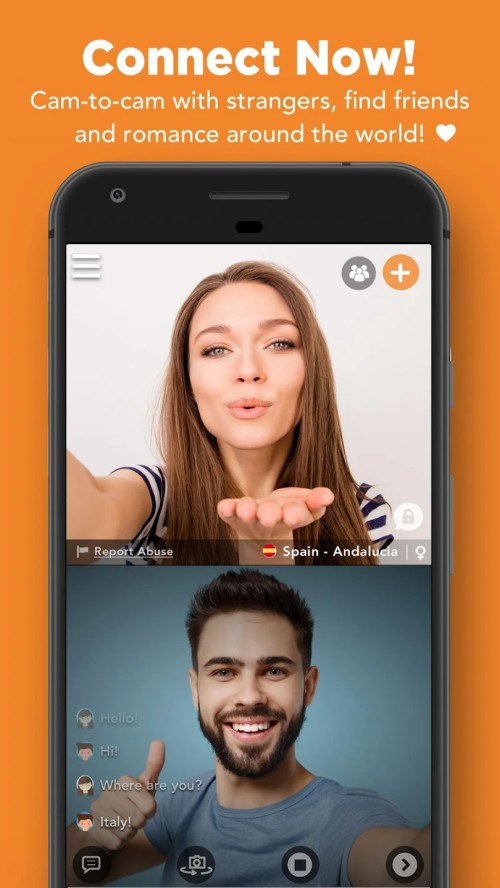 Live surf : random & online Chat with Video cam Zrzut ekranu 1