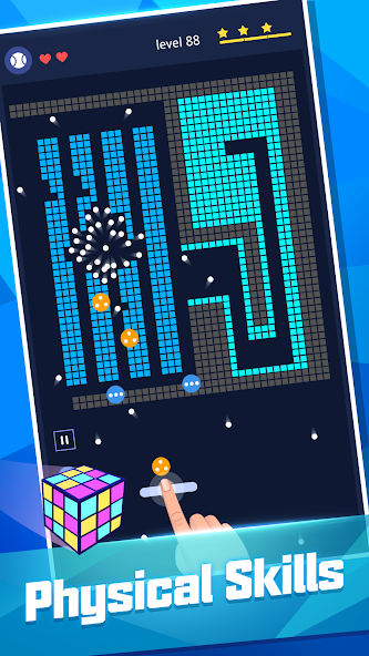 Break Bricks - Bricks Breaker Mod 螢幕截圖 2