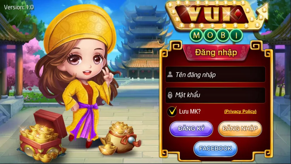 VUI MOBI - Cổng game bài online Tangkapan skrin 0