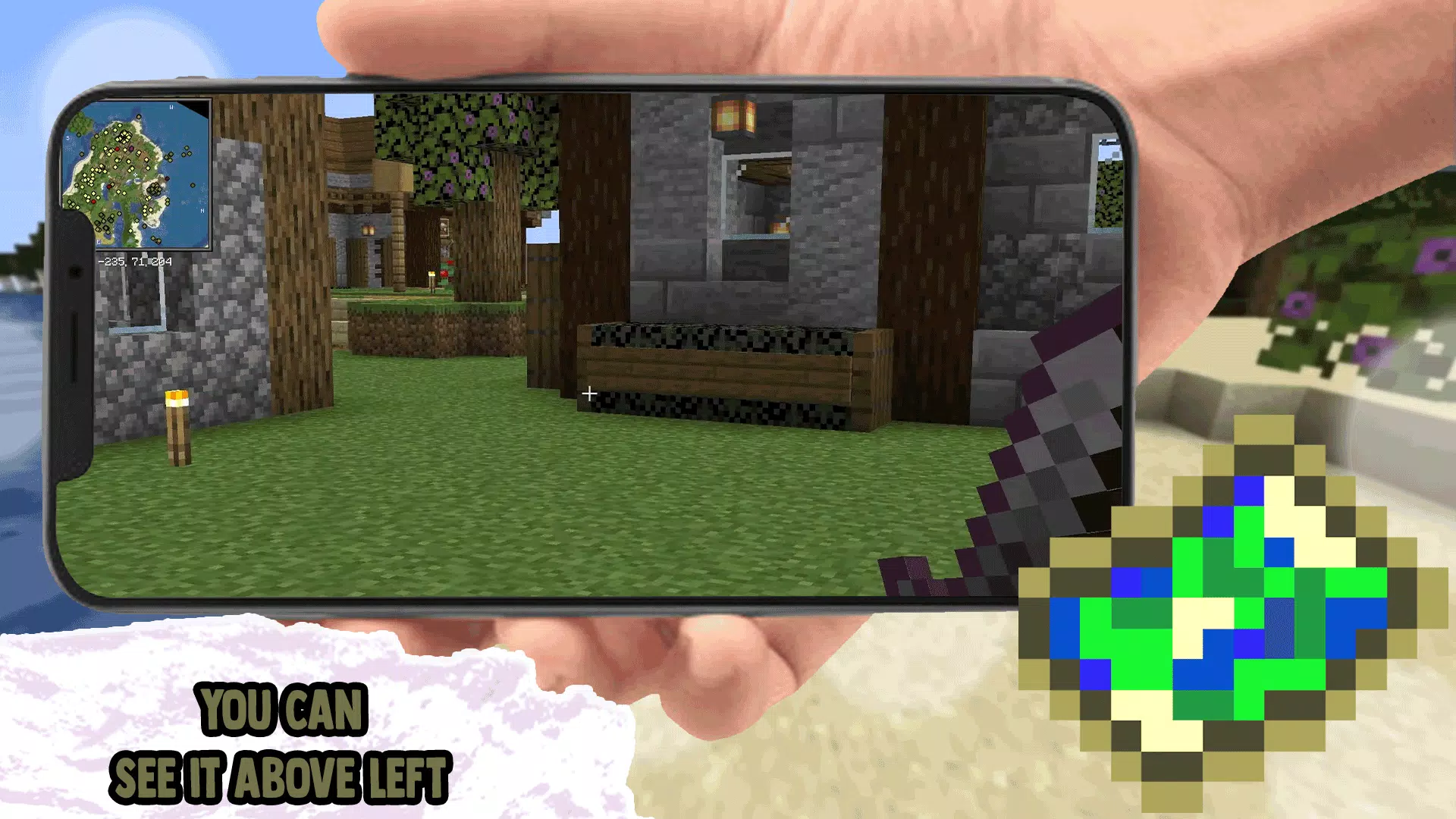 Minimap Mod Addons for MCPE Tangkapan skrin 0