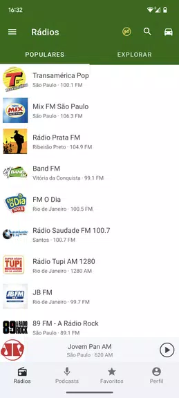 Rádio FM Brasil - FM Ao Vivo स्क्रीनशॉट 2