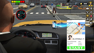 US Taxi Car Driving Games 螢幕截圖 2