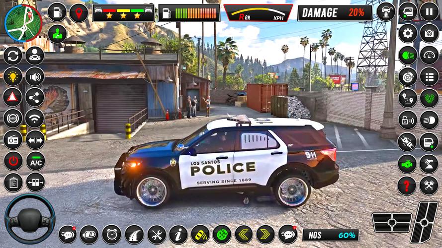 City Police Cop Car Driving 3D 螢幕截圖 1