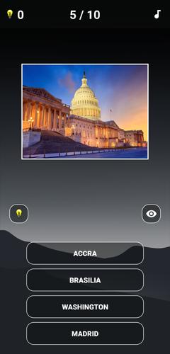 Capitals of the World - Quiz 1 螢幕截圖 3