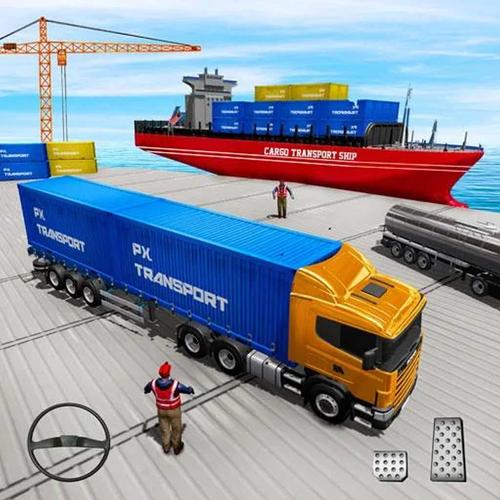 Cargo Transport Truck Driving Screenshot 0