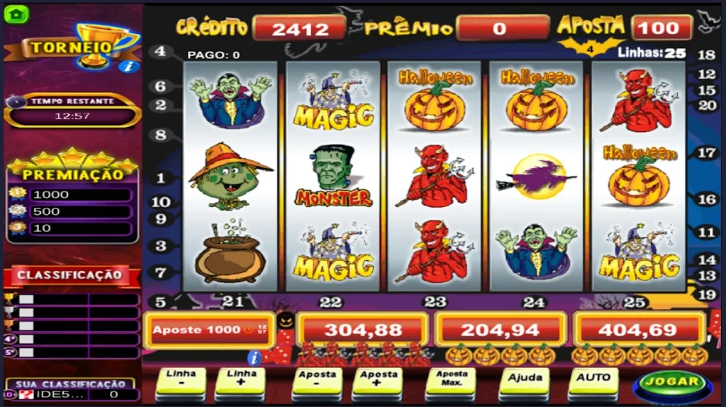Halloween Caça Niquel Slot Capture d'écran 0