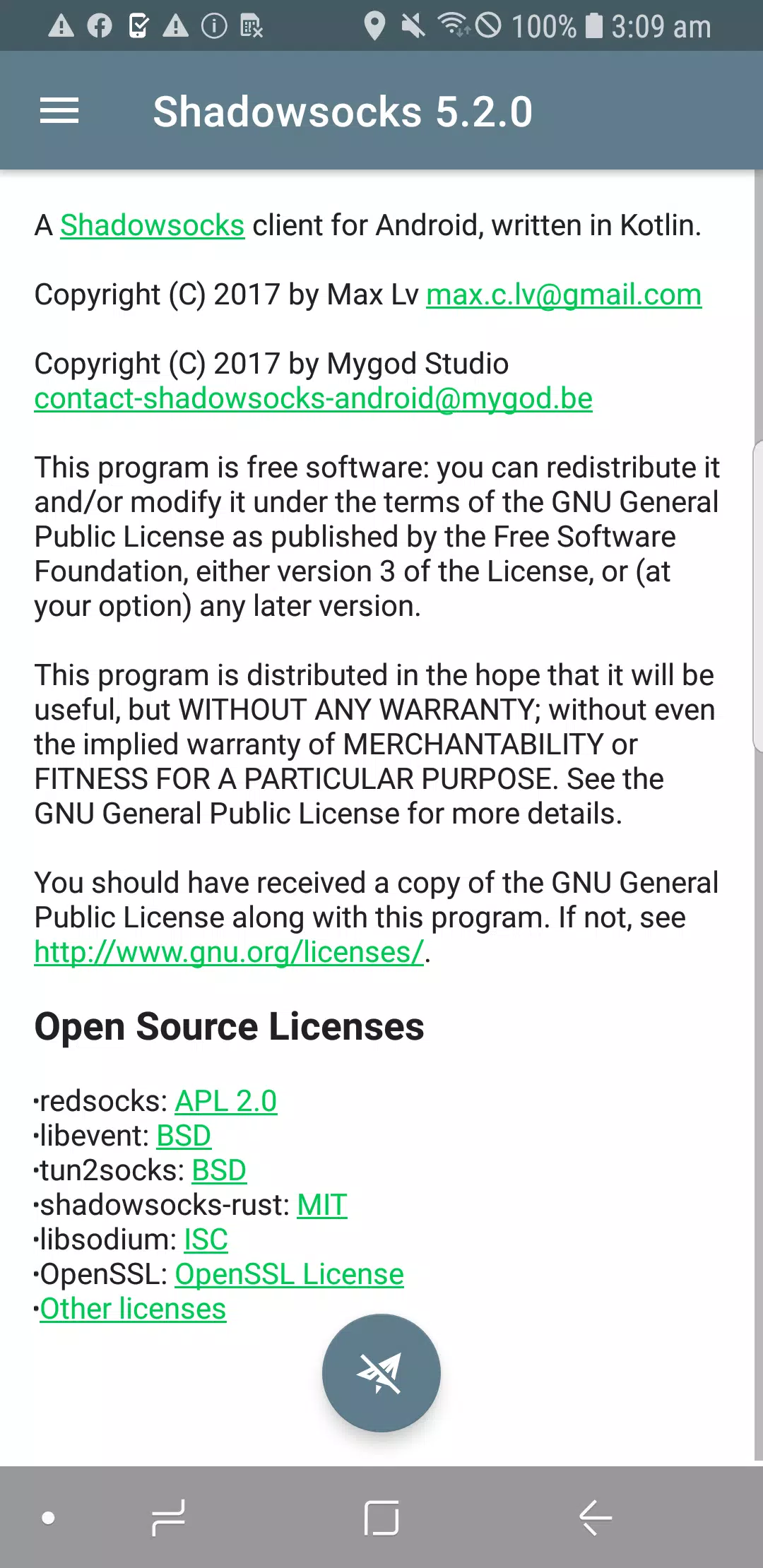 Shadowsocks Captura de pantalla 0