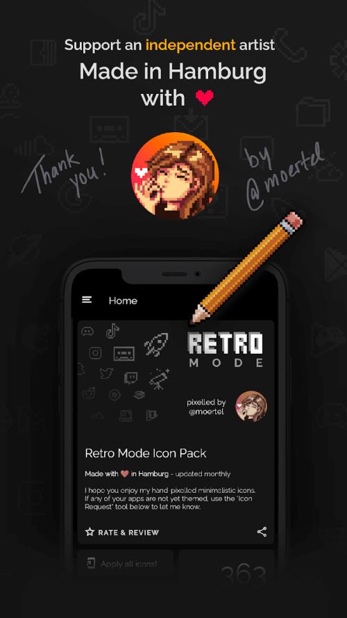 Retro Mode - Icon Pack (Light) Screenshot 3