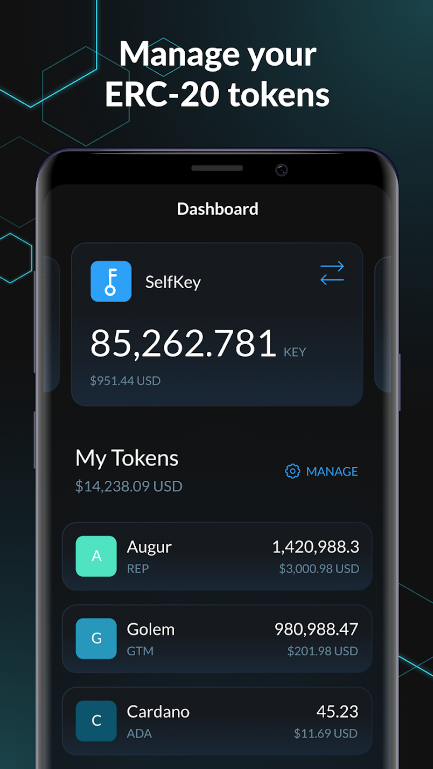 SelfKey Wallet 스크린샷 1