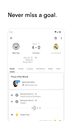 FotMob - Soccer Live Scores 螢幕截圖 3