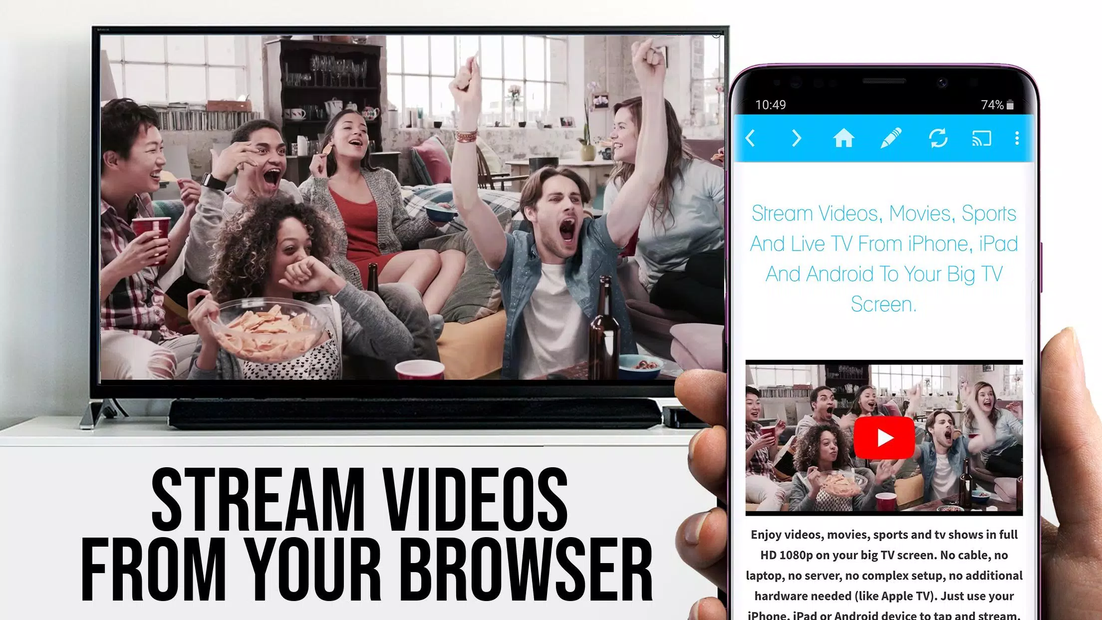TV Cast for Android TV 螢幕截圖 1
