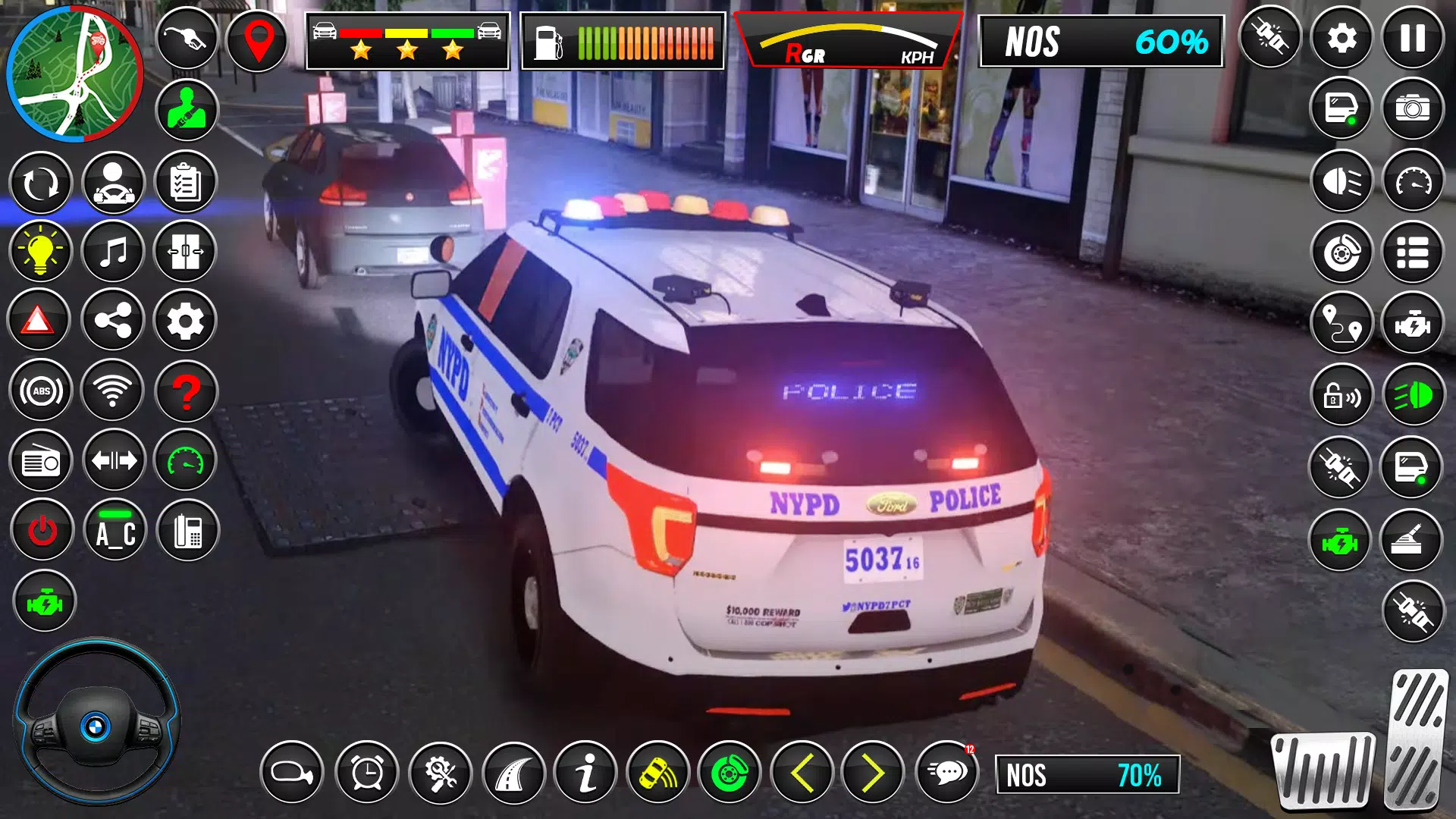 US Police Car Chase Car Game应用截图第2张